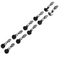 thumbnail image 1 of 10pcs Fishing Propeller Blade Turbo Propeller Spinner Blades Popper style silver, 1 of 9