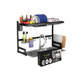 thumbnail image 1 of Escurridor De Trastes Platos Fregadero Organizador Cocina Color Negro, 1 of 4