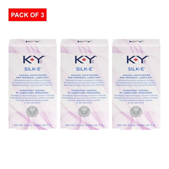 K-Y Silk-E Warming Liquid - 71 gram - Pack of 3