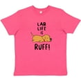 thumbnail image 3 of Inktastic Lab Life is Ruff Yellow Lab Youth T-Shirt, 3 of 5