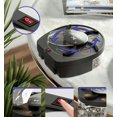 thumbnail image 3 of Atrapamoscas eléctrico automático, trampa para moscas, captura de 360 ​​°, matamoscas colgante desmontable, carga USB, negro brillar Electrónica, 3 of 5