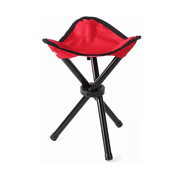 Silla Camping Portátil Plegable Rojo