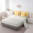 thumbnail image 5 of Castle Fairy Teens Minimalist Giraffe Pattern 7-Piece Twin Bedding,Animal Print Bedding Comforter Set,Orange White,Grey Reversible, 5 of 7