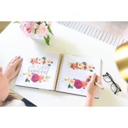 Pretty Simple Lettering: A Step-by-Step Hand Lettering and Modern Calligraphy Workbook for Beginners (Premium Spiral-Bound Hardcover)
