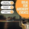 thumbnail image 7 of AMEYXGS Archery Broadheads 100Grain Traditional Tips for Compound, Recurve Bow & Crossbow, Pack of 12, 7 of 7