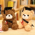 thumbnail image 3 of Muñeco de peluche de oso con sombrero de doctor Muñeco de oso de doctor para graduación Regalo conmemorativo de la temporada de graduación, 3 of 6