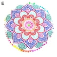 thumbnail image 1 of EIMELI Housse de Coussin de Sol Mandala Bohème Rond 43cm Décoration Canapé Maison, 1 of 8