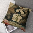 thumbnail image 7 of nygtbtfer Set of 2Throw Pillo Dancing with Bunnies Home Decor Pillowcase Square Cushion Covers for Sofa Bed Couch Car White, 7 of 7