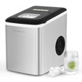 thumbnail image 1 of CROWNFUL Máquina para hacer hielo para encimera, 9 cubitos de hielo listos en 7 minutos, cubos de hielo bala de 26 libras en 24 horas, máquina de hielo eléctrica con cuchara y cesta, 1 of 5