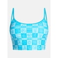 thumbnail image 5 of No Boundaries Groovy Getaway Checkered Tankini Swim Top, Women's XXS-XXL, 5 of 5