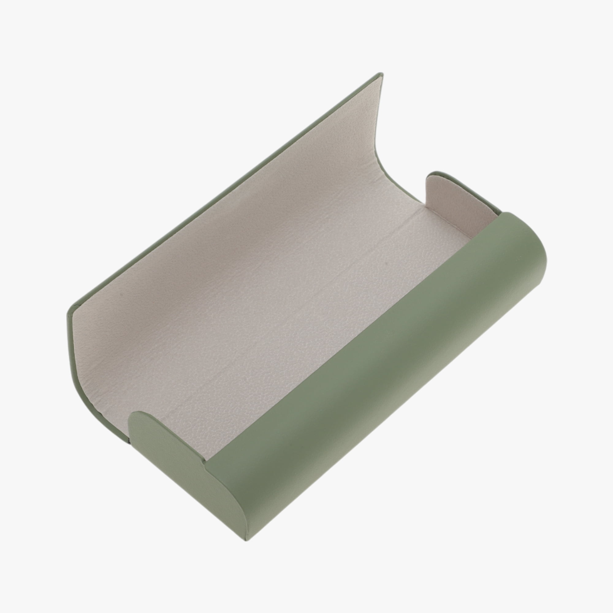 Unique Bargains Simple Solid Eyeglasses Case Portable Eyeglasses Storage Dark Green