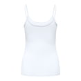 thumbnail image 2 of ONLY Top de tirantes finos para mujer - ONLEA NEW SINGLET JRS, camiseta interior, elástica Blanco L (Large), 2 of 3