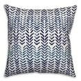 thumbnail image 2 of Creative Products Herringbone Print Blue 16 x 16 Indoor / Outdoor Pillow, 2 of 8