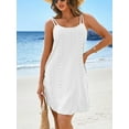thumbnail image 3 of Sociala Womens Hollow Out One Piece Cover-ups Sleeveless Long Swim Dress, 3 of 6