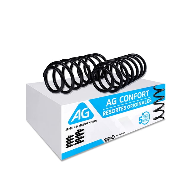Resortes AG para Auto Delanteros para Seat Ibiza 6K2 1999 a 2002 2 Piezas Nuevos