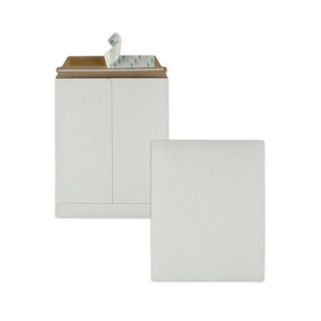 Quality Park Sturdy Fiberboard Photo Mailers - Document - 9"W x 11 1by2" L- Self-sealing - Fiberboard - White