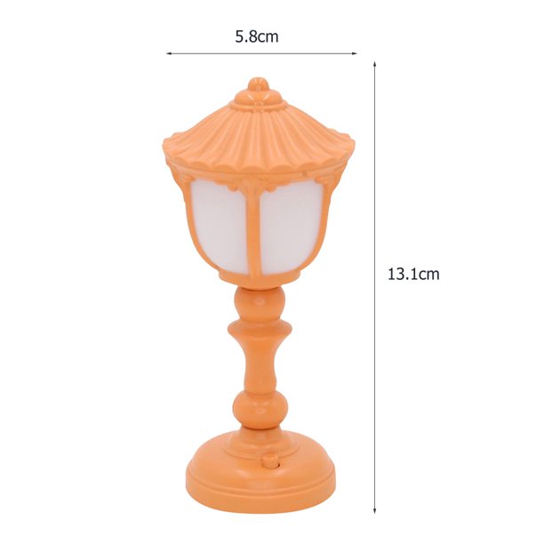 Lámpara de noche LED con pilas lámpara de sueño para portátil retro regalos navideños (amarillo JShteea Libre de BPA