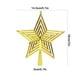 thumbnail image 3 of Adorno de pentagrama para árbol de Navidad CLLC, estrella dorada para la punta del árbol, estrella hueca de 18 cm, luz LED blanca cálida para la punta del árbol de Navidad, luces navideñas para el ho, 3 of 8