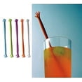 thumbnail image 4 of 5pcs Creative Stir Sticks Help Me Hand Shaped Tea Milk Coffee Juice Spoon Drink Muddler Stirrers Swizzle Stick Stirring Bar Rod(Random Color), 4 of 5