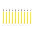 thumbnail image 2 of 10 unidades de cordón elástico en espiral para teléfono, llavero elástico antirrobo, resorte Amarillo, 2 of 7
