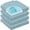 Light Blue, variant on Chair Cushions for Dining Chairs, Non Slip Chair Pads with Ties and Washable Covers, Memory Foam Kitchen Chair Cushions Set of 4, 16"X16"X2.5", Black