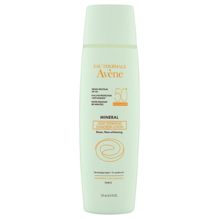 Avene Mineral Face & Body SPF 50+ 4.2 oz / 125ml (Best Facial Moisturizer With Mineral Sunscreen)