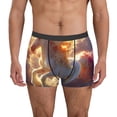 thumbnail image 1 of Balery Rainbow Cloud White Horse Calzoncillos bóxer para hombre, ropa interior de algodón suave y transpirable con cinturilla de nailon-X-Large, 1 of 5