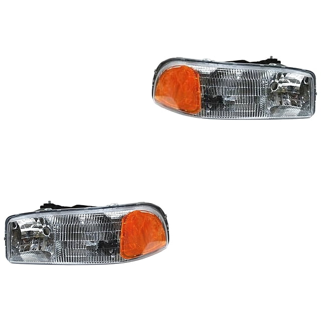 Par de Faros TYC 2000 A 2006 GMC C/base