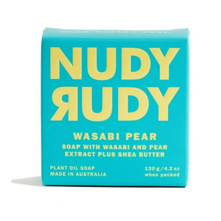Nudy Rudy - Bar Soap - Wasabi Pear - White
