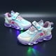 thumbnail image 3 of Kids Led Luminous Shoes Sneakers Flashing Children Girls Light Up Trainers Size, 3 of 3