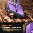 thumbnail image 4 of Tongate Purple Hard Shell Rugged Cell Phone Case for Samsung Galaxy S24, 4 of 8