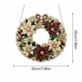 thumbnail image 3 of 2026 Christmas Diamond Painting Wreath Kit, Pre‑Designed DIY Beaded Wreath for Festive Home Ornament, 3 of 5