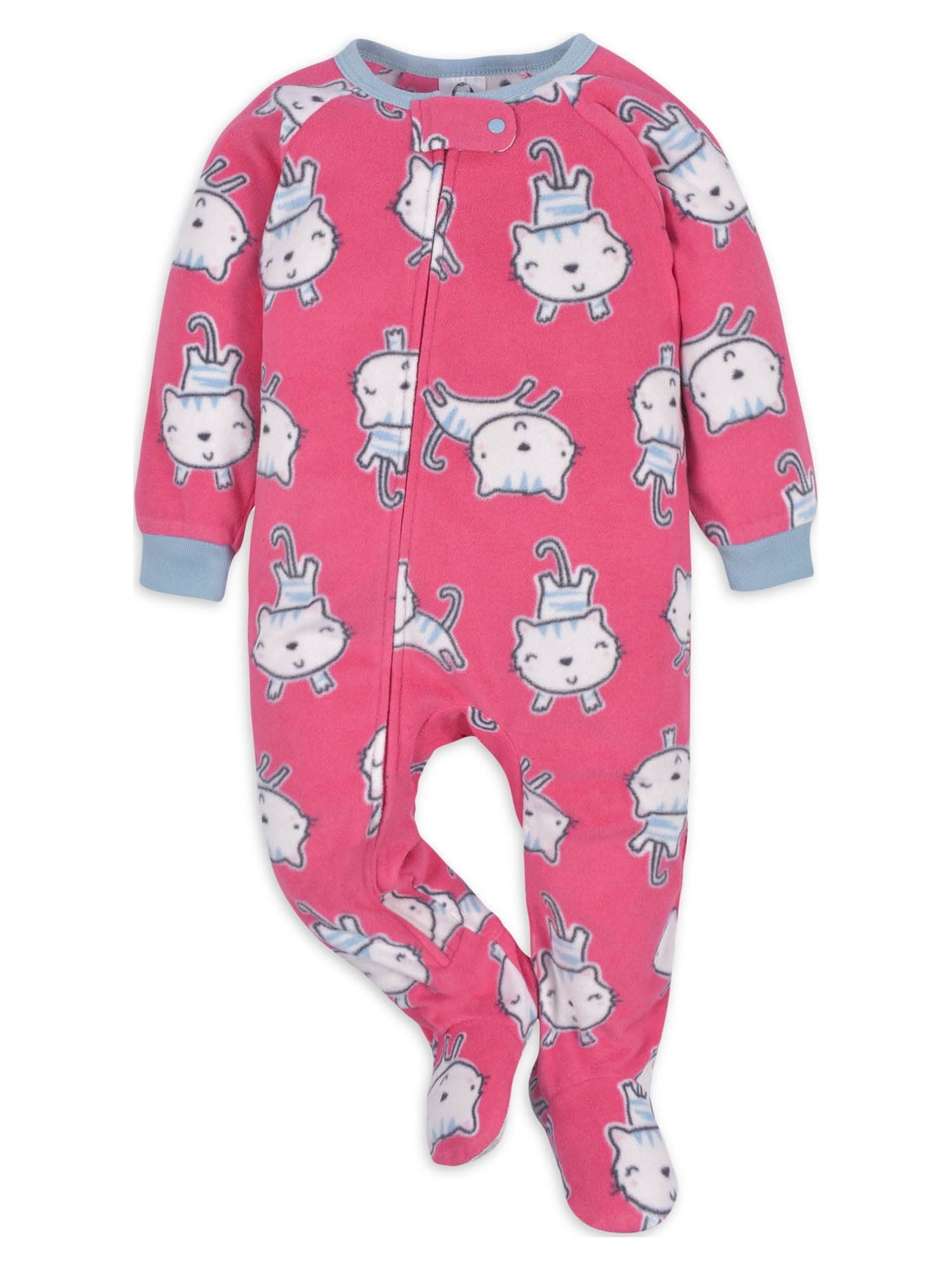 Gerber Baby & Toddler Neutral Microfleece Blanket Sleeper Pajamas, 2-Pack, Sizes 0/3M-5T