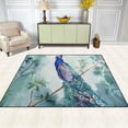 thumbnail image 3 of SKYSONIC Peacock Oil Painting 80x58 inches Lightweight Soft Area Rug Mat Indoor Floor Rugs Home Decoration for Kids Room Living Room, 3 of 6