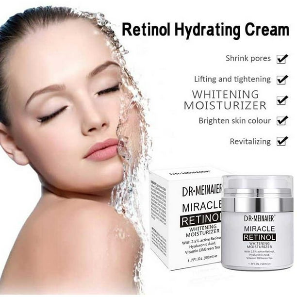 EELHOE-crema facial blanqueadora hidratante, crema de leche de cabra profunda y firme, nutre la piel sin grasa, productos antiarrugas para el cuidado de la piel"50g boxed" Fivean LED