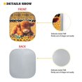 thumbnail image 3 of Bulopur Aztec Sun Shade Windshield, Sunflower Highland Cow Interior Sun Protection Auto Windshield Sun Shade Universal Size Cool Reflective Sun Blocker Sun Visor Protector for Van SUV Truck, 3 of 6