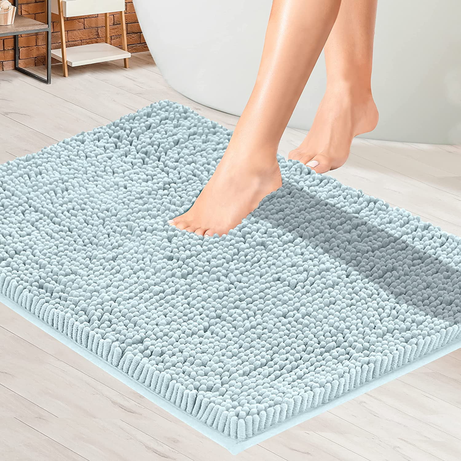 Buy MAYSHINE Round Bath Mat Non-Slip Chenille 3 Feet Shaggy Bathroom Rugs  Extra Soft and Absorbent Perfect Plush Carpet for Living Room Bedroom,  Machine Wash/Dry-Pink Online at desertcartKUWAIT