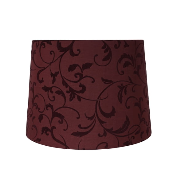 Aspen Creative 32325 Transitional Hardback Empire Shaped Spider Construction Lamp Shade in Red, 14" wide (12" x 14" x 10")
