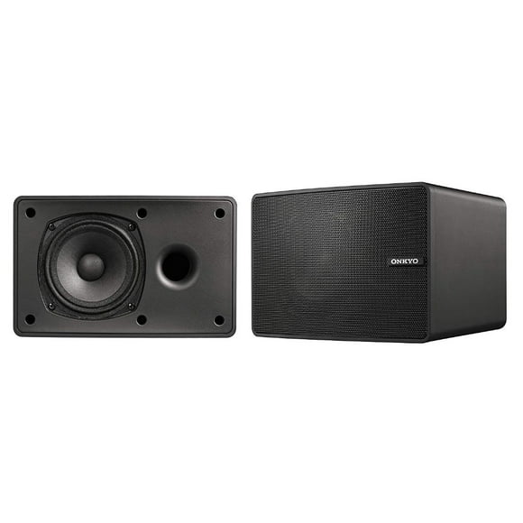 Bocinas de Repisa Onkyo D-PS100B 150 Watts RMS Gama Alta Negro