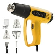 GOXAWEE Heat Gun 2000W 140℉~1112℉ Fast Heating with 4 Nozzles for Crafts, Shrinking PVC, Stripping Paint