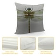 thumbnail image 4 of COMIO  Farmhouse Throw Pillow Case, Green Darner Dragonfly Isolated with Clipping Path Pillow Cases Cushion Covers for Home Sofa Couch, 4 of 5