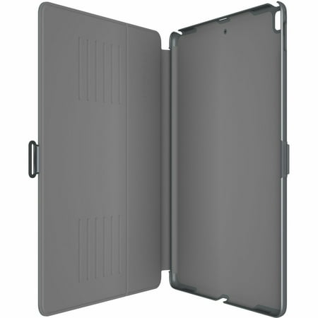 Speck Balance Folio - Flip cover for tablet - polyurethane leather - charcoal gray, stormy gray - 10.5"