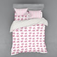 thumbnail image 2 of Ambesonne Flower Bedding Set 3 Pcs, Pink Peony Garden, Twin XL, Pale Pink and Pale Green, 2 of 3
