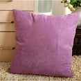Yosoo 18 × 18 inches Solid Suede Nap Cushion Cover Bed Sofa Throw