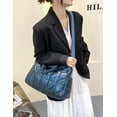 thumbnail image 4 of Kukuzhu Quilted Shoulder Crossbody Bag Padding Down Cotton Hobo Bag Soft Fluffy Handbag Purse Large Totes Top Handle Bag, 4 of 8