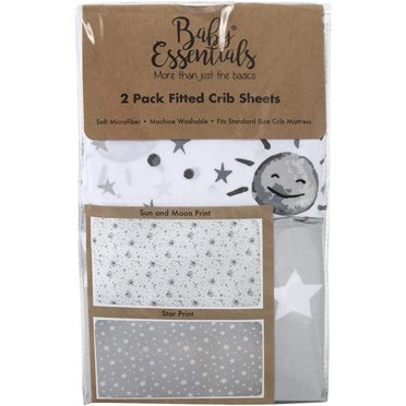 Standard Microfiber Fitted Crib Sheets For Baby Girl, Baby Boy, And