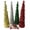 A-Green, variant on YTTAL 5 ft Collapsible Artificial Christmas Tree Pop Up Green and Silver Sequined Pop Up Tinsel Pencil Skinny Xmas Tree for Indoor Home Fireplace Decoration