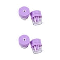 thumbnail image 1 of Minnieouse Herramienta de limpieza de lentes de contacto, caja contenedora de almacenamiento de reemplazo de viaje Circular Manual reutilizable Violeta 2piezas, 1 of 6
