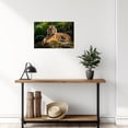 thumbnail image 3 of ZHONGYUTONG Tiger Canvas Wall Art Wildlife Pictures Wall Decor Wild Animal Tiger Painting Print Modern Men's Bedroom Living Room Artwork Frame (28.00" x 42.00"), 3 of 6