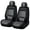 111-Grey2, variant on HQBQBUG Front Seat Covers,2-Pack Universal Custom Seat Covers for Cars,Waterproof Leather Car Seat Covers with waist support,Auto Protectors Fit for Honda Civic HR-V Accord CRV,Black